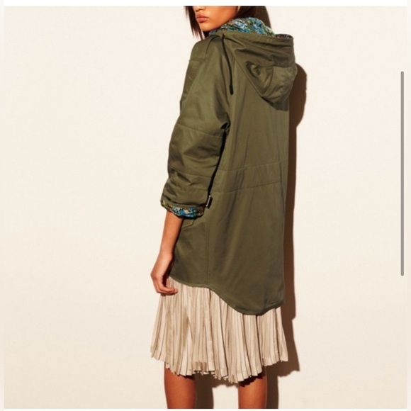 COACH Shrunken Parka Reversible Made in Italy - Picture 4 of 16